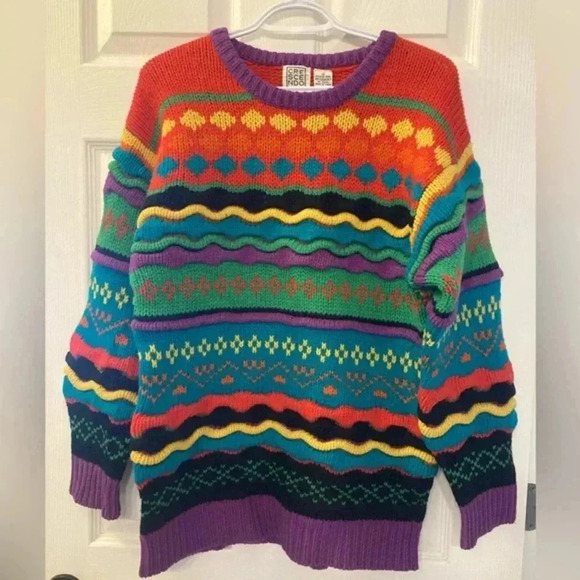 VINTAGE-S-100% Pure  Wool Sweater - Picture 1 of 5